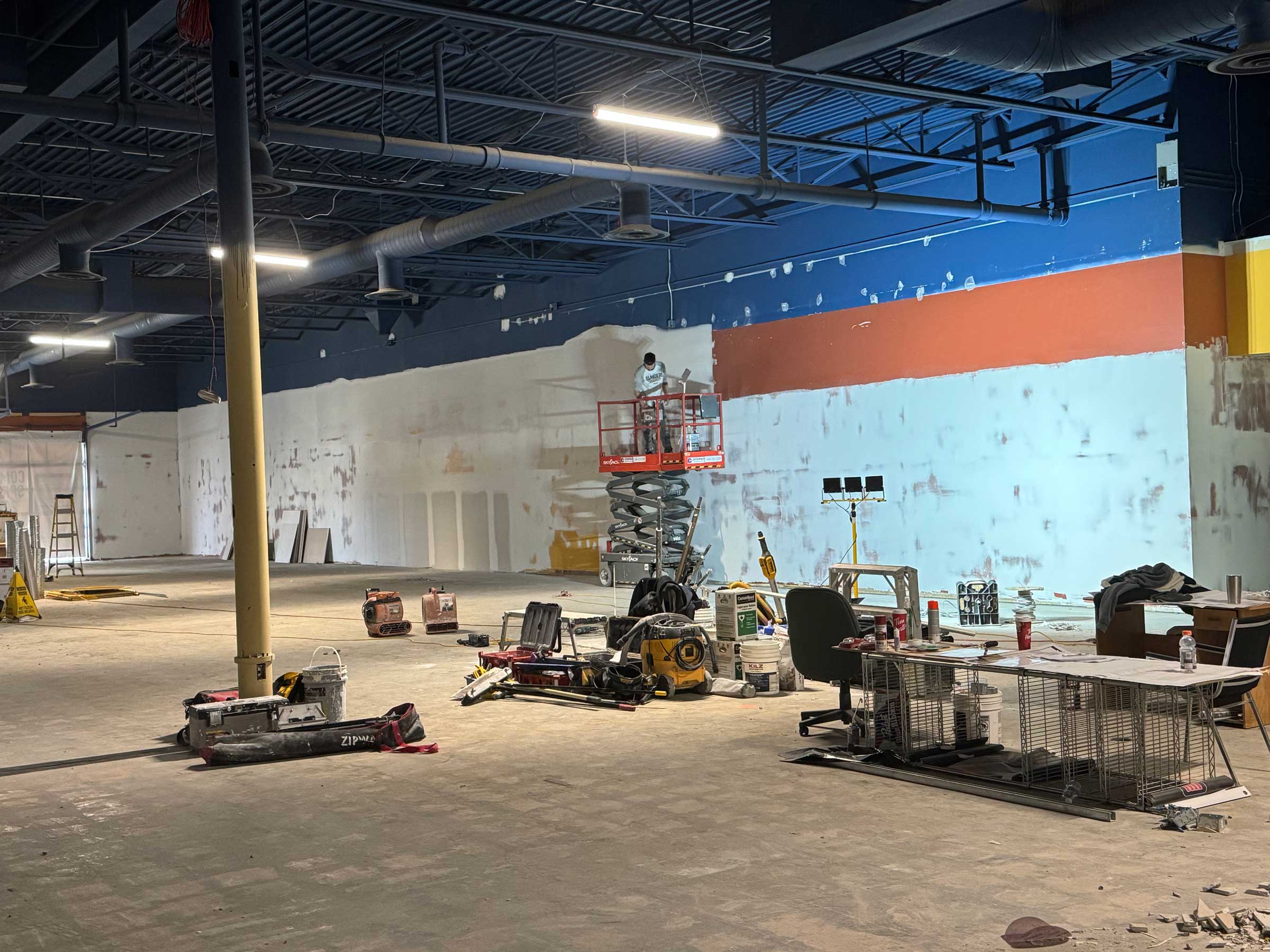 Commercial renovation project by Cardinal Construction